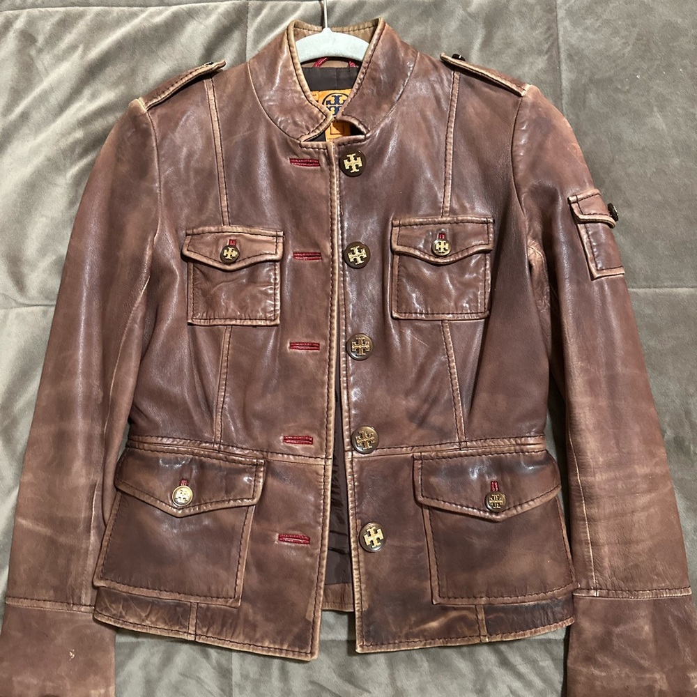 COPY - Tory Burch women’s leather jacket - Picture 2 of 3